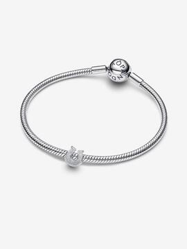 Charm PANDORA plata mini herradura textura