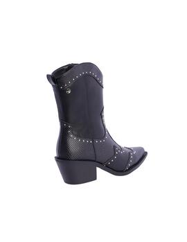 Botin AMICHI Justa negro campero tachuelas