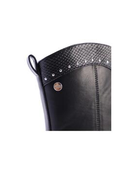 Botin AMICHI Justa negro campero tachuelas