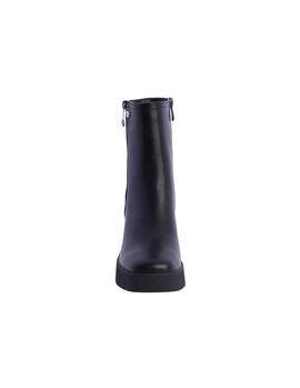 Botin AMICHI Amor negro plataforma brillos negros