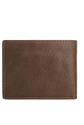 Cartera LOIS Kodiak marron piel logo esquina