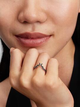 Anillo PANDORA plata malefica de villanos circo ne