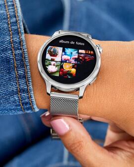 Reloj MAREA Smart Correa Silicona Negra y Correa de Acero