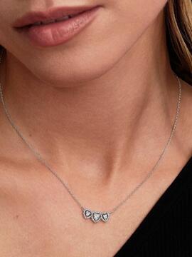 Collares PANDORA Triple Halo Corazón