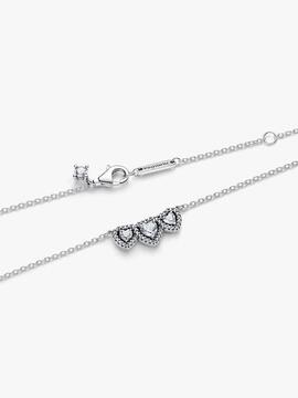 Collares PANDORA Triple Halo Corazón