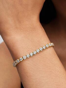 Pulsera PANDORA shine Tenis Ancha Brillante