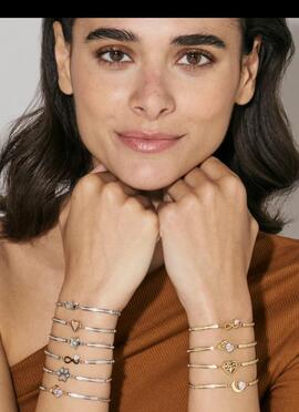 Pulsera NOMINATION Milleluci Trébol acero con circonita