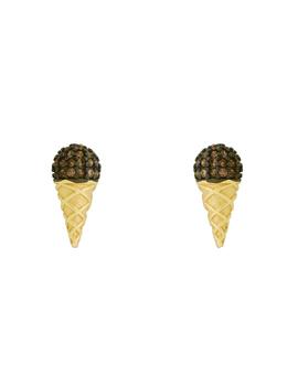 Pendientes LUXENTER Helado dorado