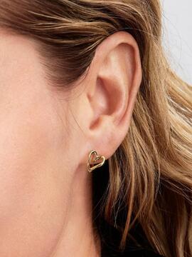 Aro PANDORA Corazón Pequeño Forma Orgánica