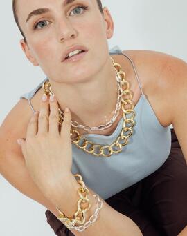 Pulsera LUXENTER Eslabones Ovalados