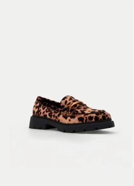 Mocasin AZAREY estampado leopardo