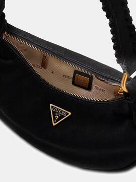 Bolso GUESS Mini hobo Amita de piel auténtica