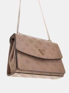 Bandolera GUESS Cresidia con logotipo 4G peony