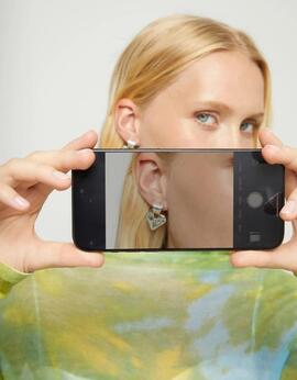 Pendiente UNO DE 50 pequeños de corazón