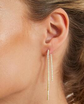 Pendientes LUXENTER Dinne con Circonita Brillante