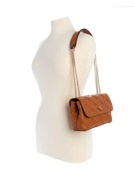 Bandolera GUESS Adelisia camel piel