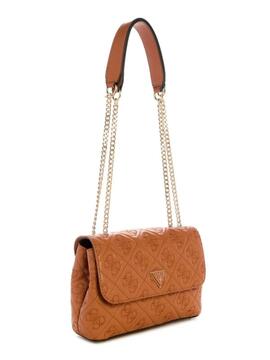 Bandolera GUESS Adelisia camel piel