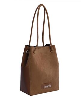 Bolso AMICHI Taupe 2 tiras hombro