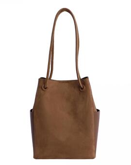 Bolso AMICHI Taupe 2 tiras hombro