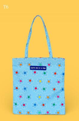 Tote AGATHA tela estampado cierre cremallera