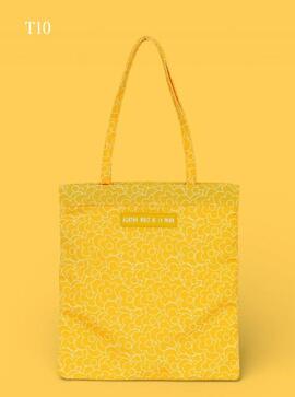 Tote AGATHA tela estampado cierre cremallera