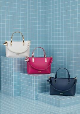 Shopper AGATHA Blanco cordón Love ARP