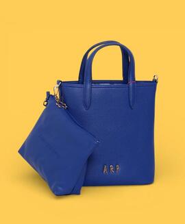 Bandolera AGATHA cesto azul klein 2 asas