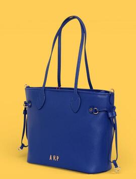 Shopper AGATHA azul klein asas hombro