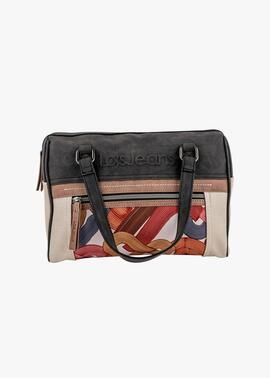 Bolso LOIS Bowling lona detalle gráfico