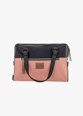 Bolso LOIS Bowling lona detalle gráfico