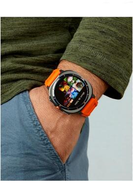 Smart MAREA cuadrada pavonado caucho naranja