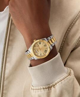 Reloj GUESS Bicolor  Nº Romanos Verdes