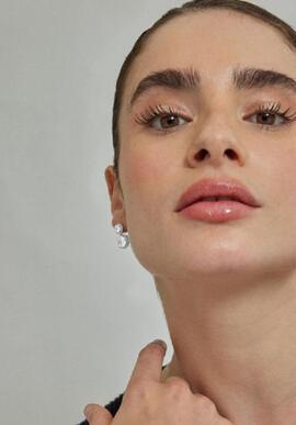 Aro LUXENTER dorado peq fino cuelga estrella garra