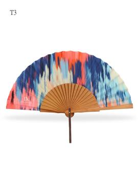Abanico DON ALGODON madera estampados coloridos