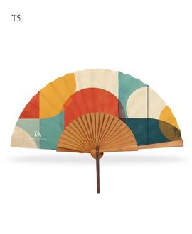 Abanico DON ALGODON madera estampados coloridos