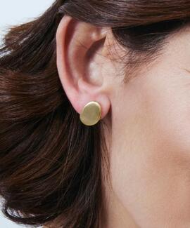 Pendientes LUXENTER dorado ovalado
