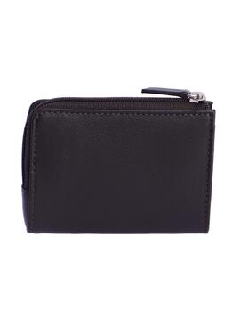 Monedero DON ALGODON Massimo piel marron cremallera