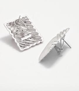 Pendientes PERTEGAZ Rectángulo Rallas