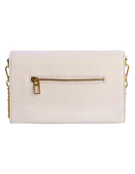 Bandolera DON ALGODON Marbella lisa solapa logo grabado