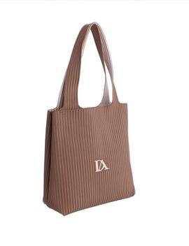 Bolso DON ALGODON bicolor tela elastica