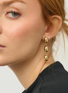 Pendiente RADIANT Soulmate Triple Dorado