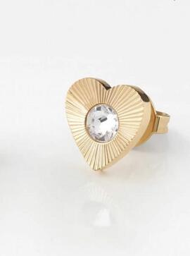 Pendientes GUESS dorad corazon rallas centro circo