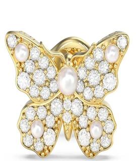 Pendientes GUESS Mariposa Circonitas y Perlas