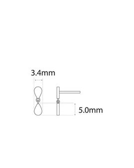 Pendientes AGATHA Gotas Azul Y Rosa