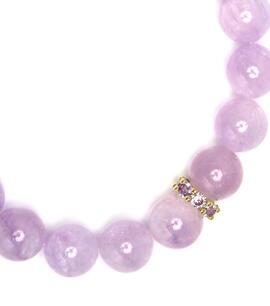 Pulsera LUXENTER Bolas Amatista Natural