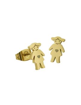 Pendientes MAREA Sweet Family Girl Gold