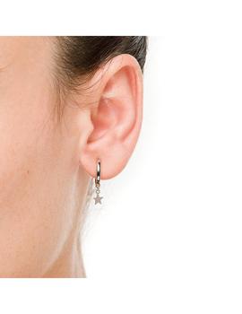 Pendientes LUXENTER Estrella Plateada