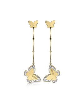 Pendientes GUESS Large Love Butterfly Gold