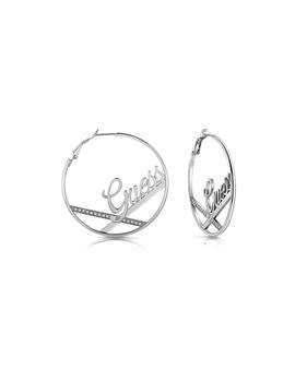 Pendientes GUESS Round-Round Silver