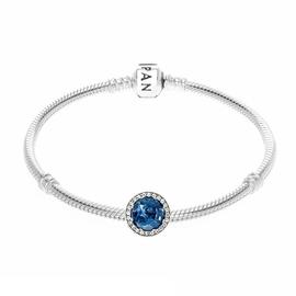 Charm PANDORA Corazones Radiantes Azul